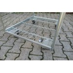 3-Heks rolcontainer, used.